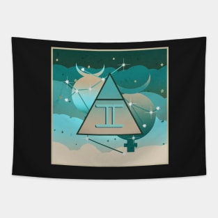 Gemini Zodiac Sign Tapestry