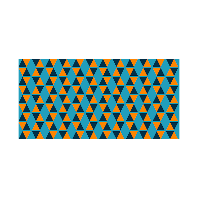 Seamless geometric pattern with triangles by oscargml