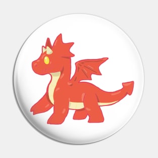 Cute Red Dragon Pin