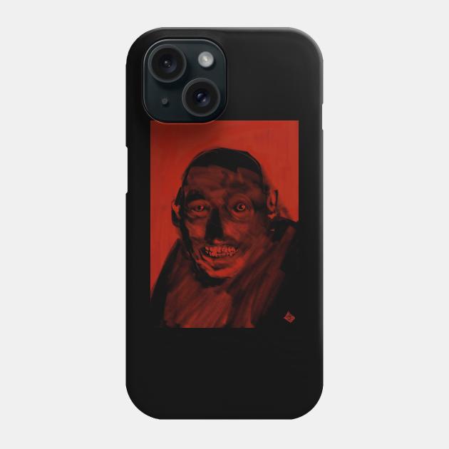 Red Face 2 Phone Case by JRGDrawing