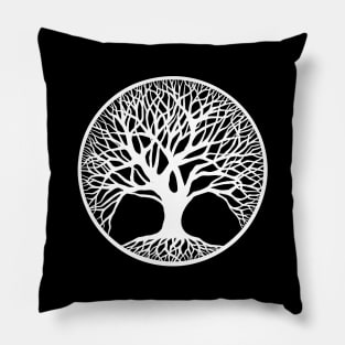 Outline Tree Of Life Pillow