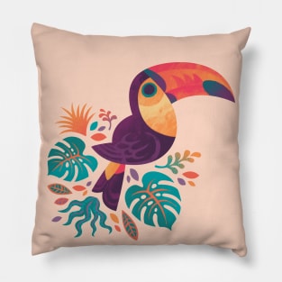 Tropical Toucan Pillow