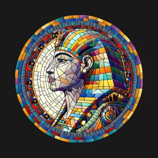 Egyptian Great Sphinx  -Mosaic Art T-Shirt