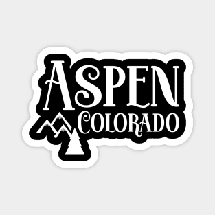 Aspen Colorado Rocky Mountains Magnet