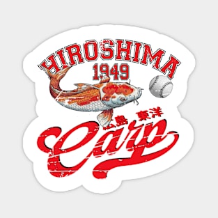 Hiroshima Toyo Carp (distressed) Magnet
