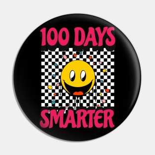 100 Days Smarter 100th Day Of School Kids Toddler Pin