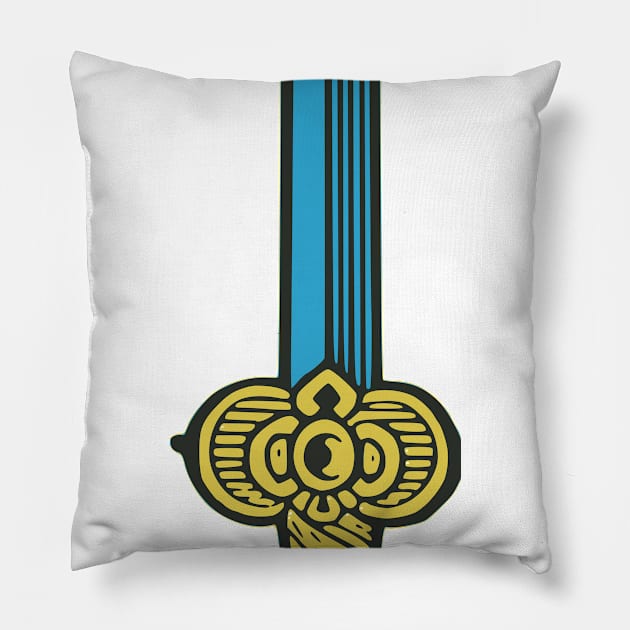 Bricola swords Pillow by Albos