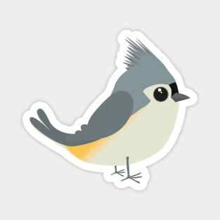 Cute tufted titmouse Magnet