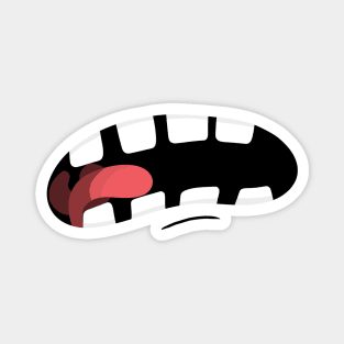 Funny mouth Screaming Magnet