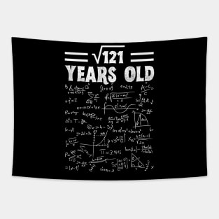 Square Root Of 121 11th Birthday, 11 Year Old Math Lover Gift Tapestry