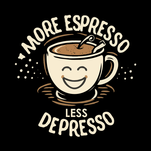 More Espresso Less Depresso. Coffee by Chrislkf