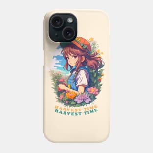 Anime Girl Harvest Moon in Garden Phone Case