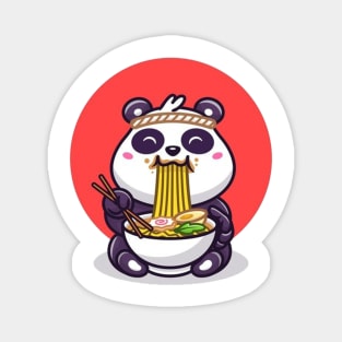 T-shirt ramen Panda Magnet