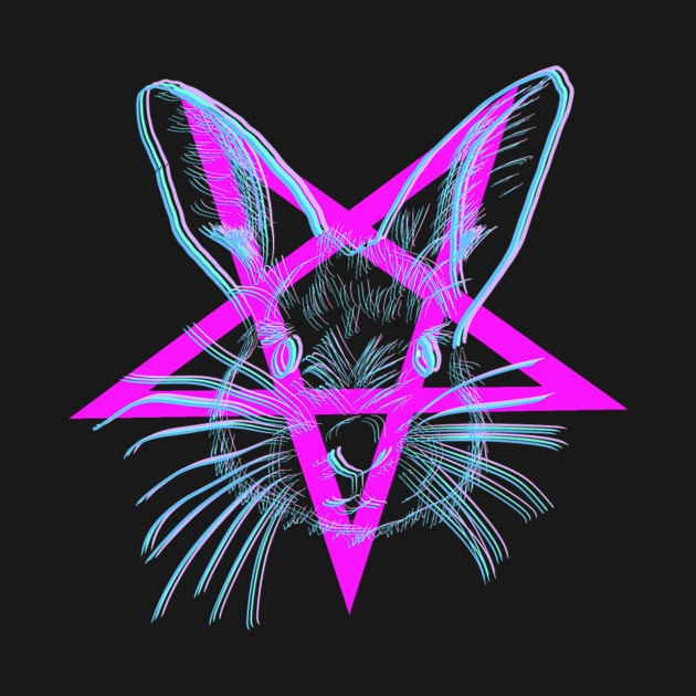 Pentagram Rabbit by modestsupreme