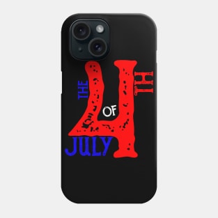 The 4th Of July, Vintage/Retro Design Phone Case