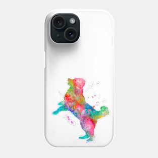 Bernese Mountain Dog Watercolor Painting Phone Case