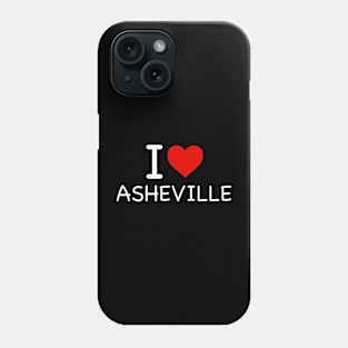 Asheville - I Love Icon Phone Case