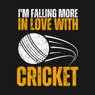 Funny Cricket Slogan for Cricket Sports Fans T-Shirt