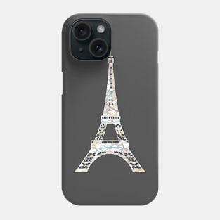 Eiffel tower Paris France the curve -subway Paris Phone Case