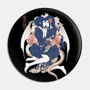 Two Geishas Kissing Graphic T-Shirt 11 Pin