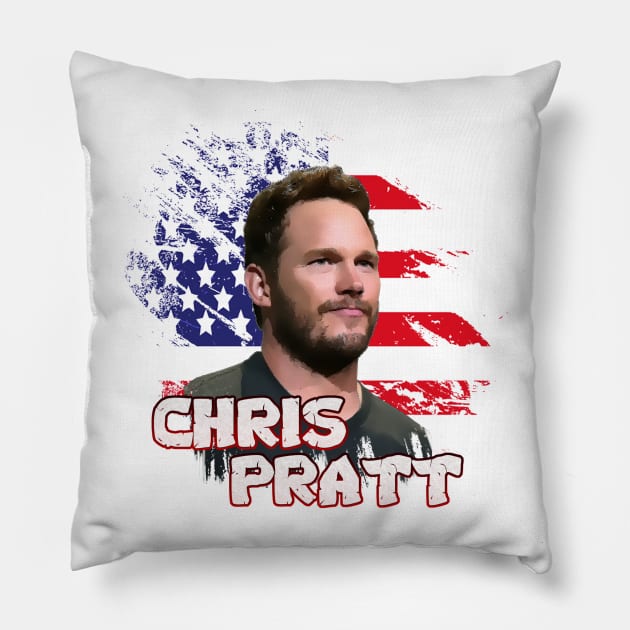 CHRIS PRATT  Okay But CHRIS PRATT Though dont thread on me Pillow by Javacustoms