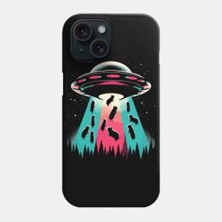 UFO Capturing Guinea Pigs Phone Case