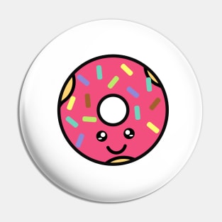 Kawaii Donut Pattern Pin