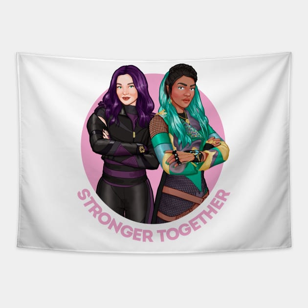 stronger together Tapestry by ohnoballoons