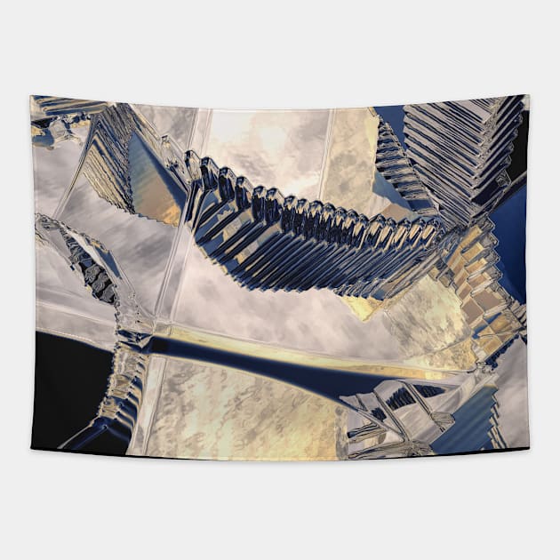 Abstract No. 2048 Tapestry by perkinsdesigns