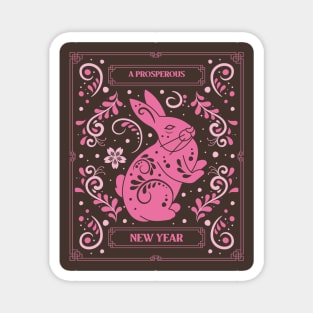 A Prosperous New Year Magnet