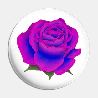 Bi Pride Rose Pin