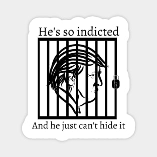 Funny Trump "He's so indicted" Magnet