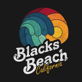 Blacks Beach California Surfing Surf Sunset Wave T-Shirt