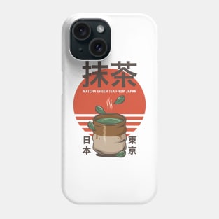 Ocha Nihon Japanese Green Tea Matcha Japanese Traditional Art Style Phone Case