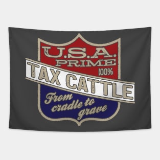 Tax Cattle Tapestry