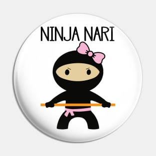 Ninja Naari Indian Women Feminism Pin