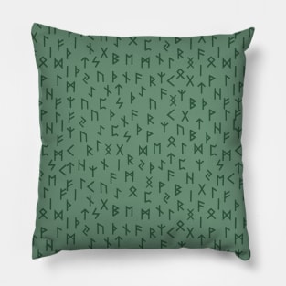 Runes on Green Pillow