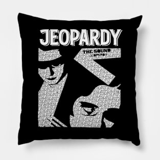 The Sound Jeopardy Post Punk Music Pillow