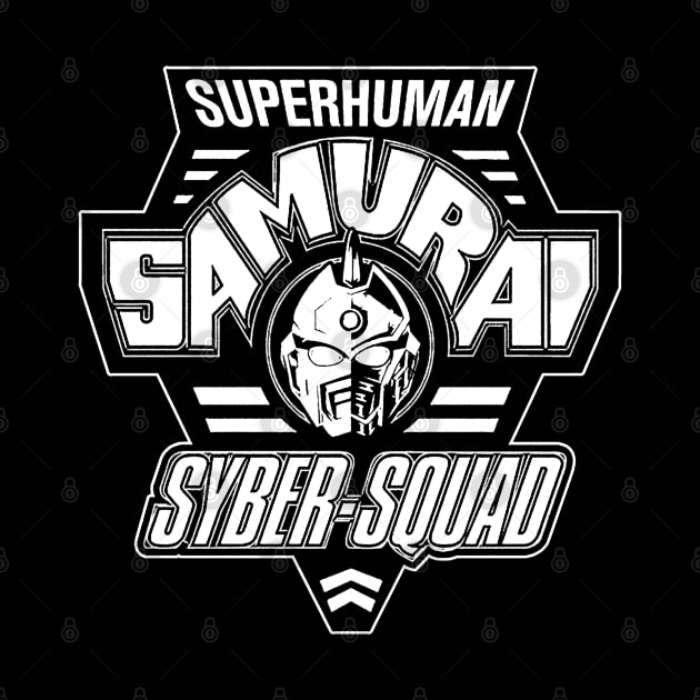 Superhuman Samurai Syber-Squad (WHITE) by TheUnseenPeril