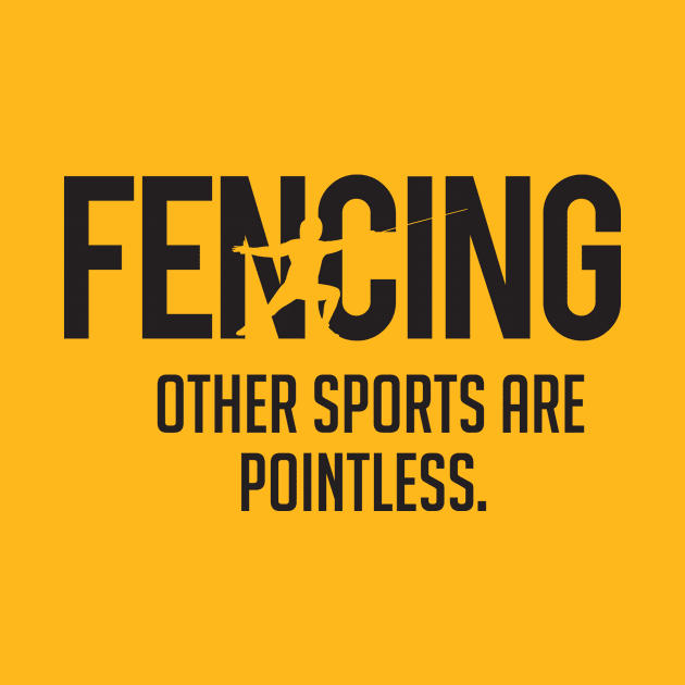 Fencing other sports are pointless (black) by nektarinchen