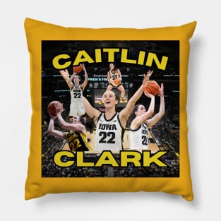 Caitlin Clark Graphic Tee Pillow