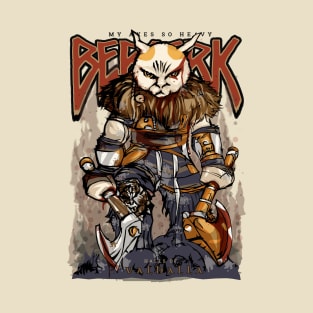 Vintage Warrior Cat My Axes So Heavy T-Shirt