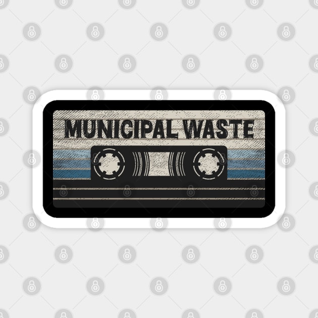 Municipal Waste Mix Tape Magnet by getinsideart