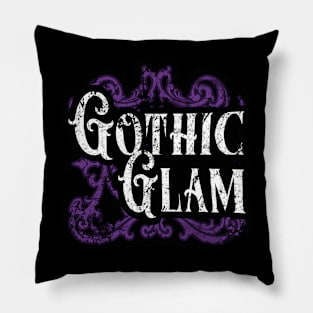 Gothic Glam - Mystique Vintage Swirl Design Pillow