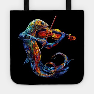 Eel Playing Violin Tote