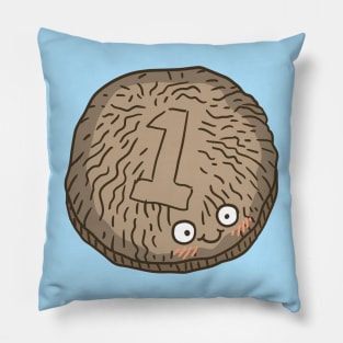 sand dollar, lil beach animal. Pillow