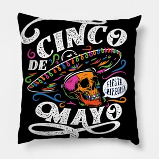 Cinco de Mayo Colorfull Mariachi Pillow