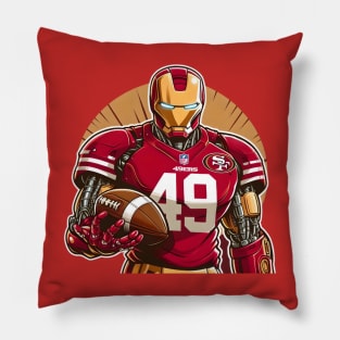 The iron 49er #2 mashup fan art Pillow