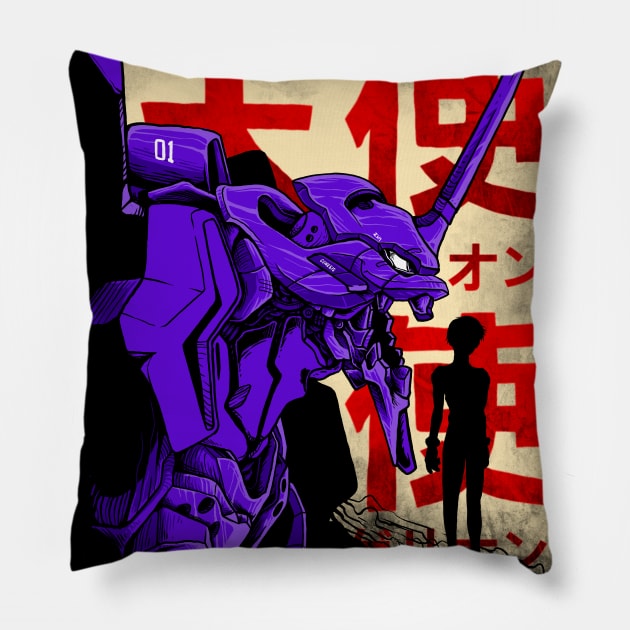 evangelion Pillow by sober artwerk