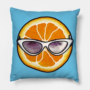 The Devil Wears Orange Pillow